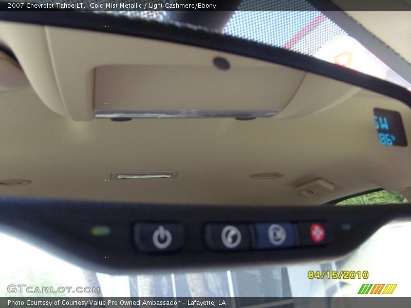 Gold Mist Metallic / Light Cashmere/Ebony 2007 Chevrolet Tahoe LT