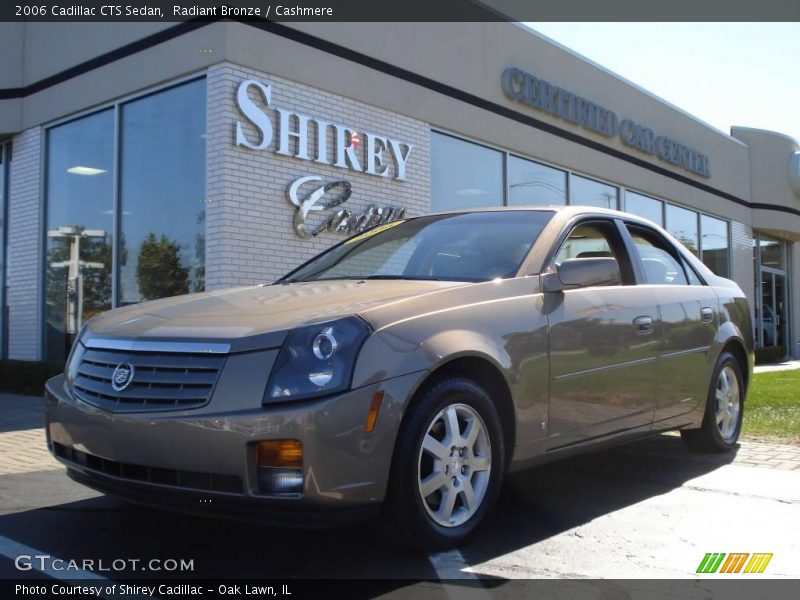 Radiant Bronze / Cashmere 2006 Cadillac CTS Sedan