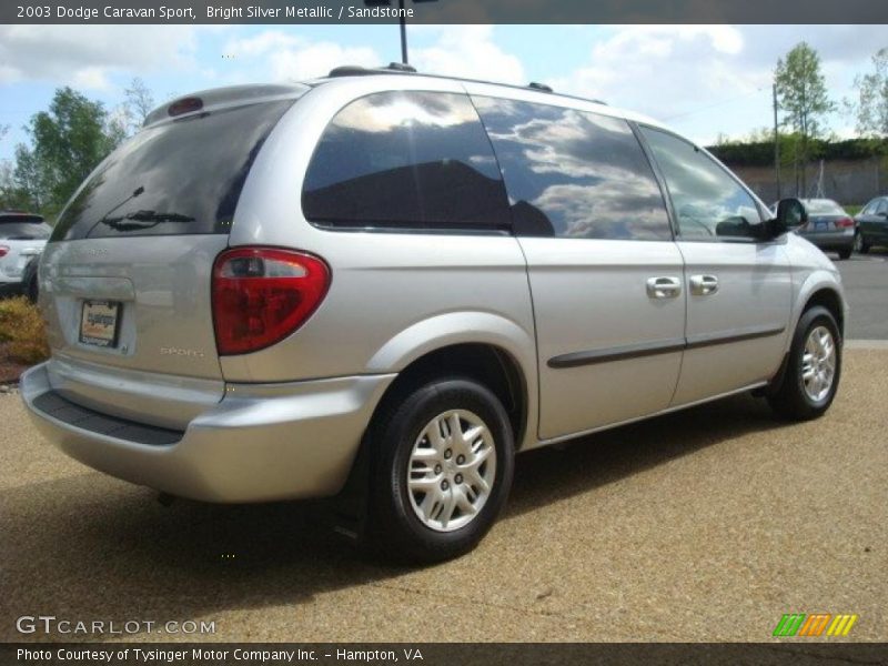 Bright Silver Metallic / Sandstone 2003 Dodge Caravan Sport