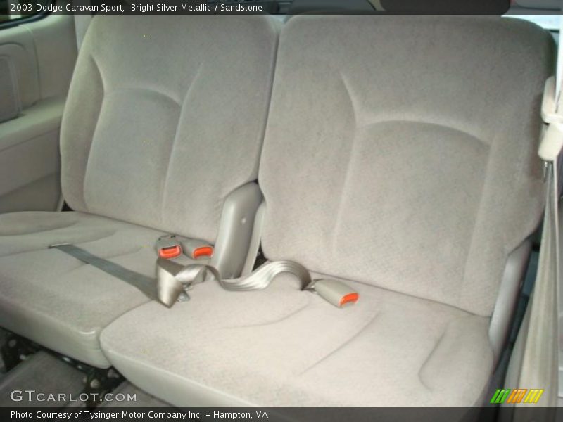 Bright Silver Metallic / Sandstone 2003 Dodge Caravan Sport