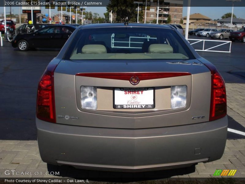 Radiant Bronze / Cashmere 2006 Cadillac CTS Sedan