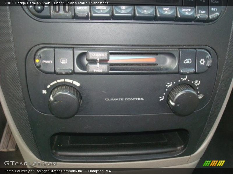 Bright Silver Metallic / Sandstone 2003 Dodge Caravan Sport