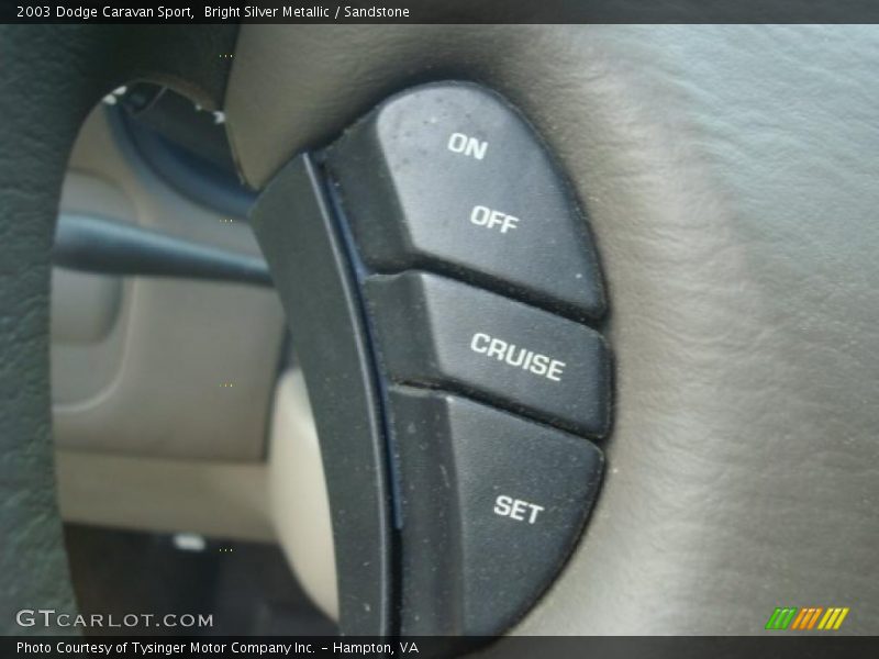 Bright Silver Metallic / Sandstone 2003 Dodge Caravan Sport