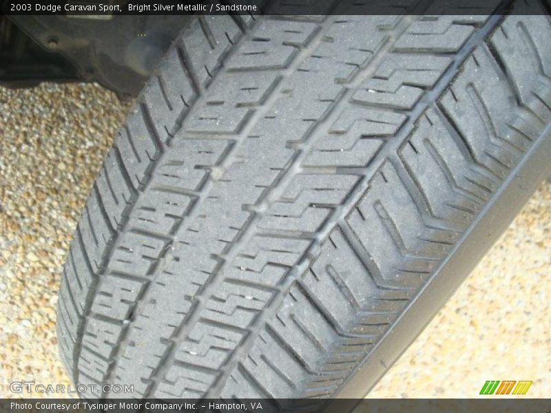 Bright Silver Metallic / Sandstone 2003 Dodge Caravan Sport