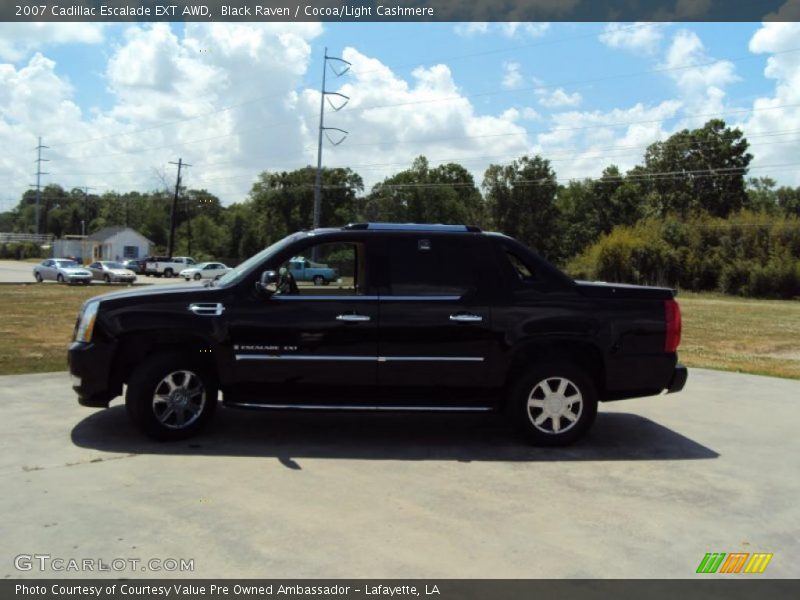 Black Raven / Cocoa/Light Cashmere 2007 Cadillac Escalade EXT AWD
