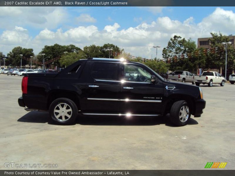 Black Raven / Cocoa/Light Cashmere 2007 Cadillac Escalade EXT AWD