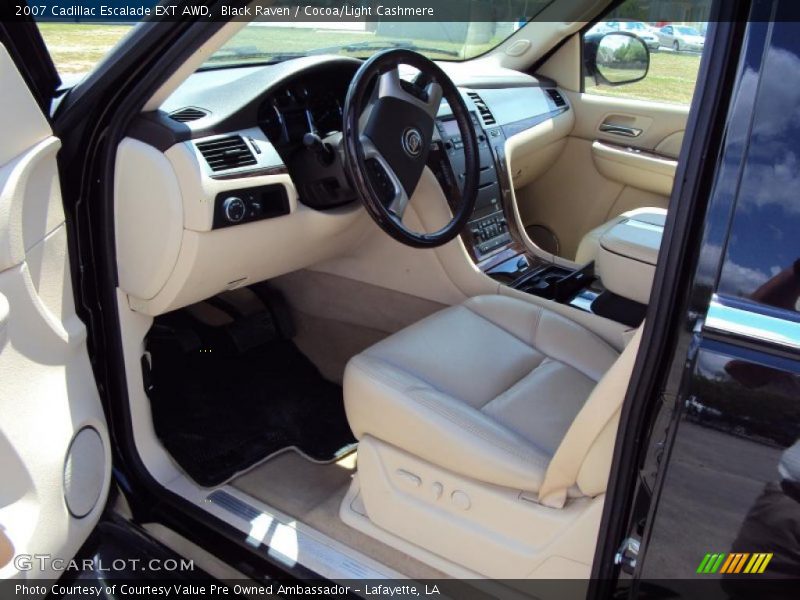 Black Raven / Cocoa/Light Cashmere 2007 Cadillac Escalade EXT AWD