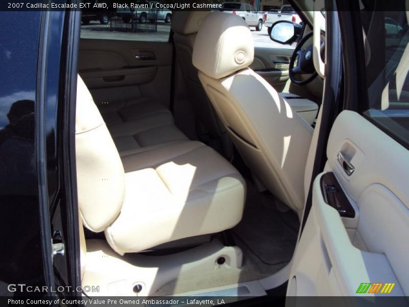 Black Raven / Cocoa/Light Cashmere 2007 Cadillac Escalade EXT AWD