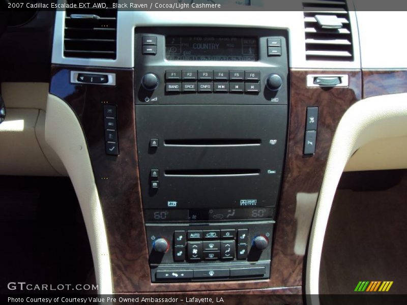 Black Raven / Cocoa/Light Cashmere 2007 Cadillac Escalade EXT AWD