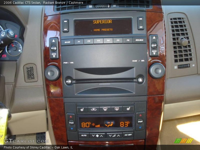 Radiant Bronze / Cashmere 2006 Cadillac CTS Sedan