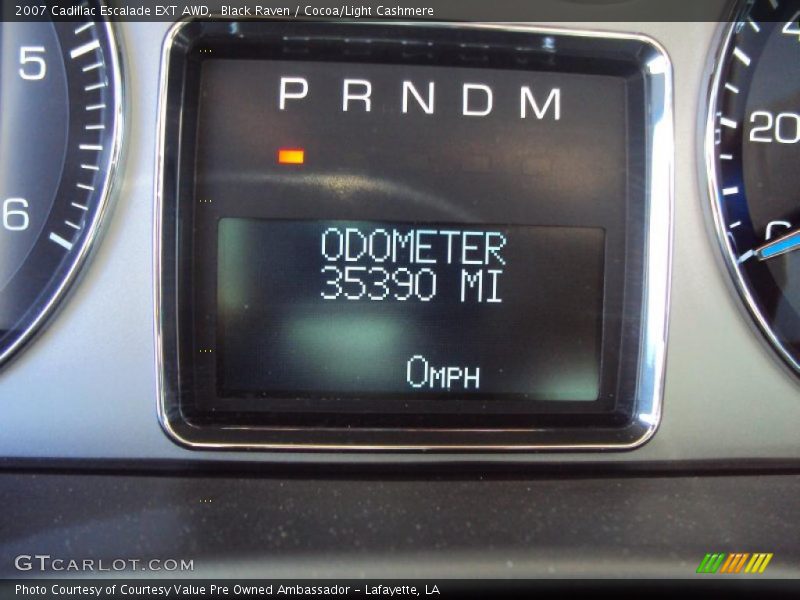 Black Raven / Cocoa/Light Cashmere 2007 Cadillac Escalade EXT AWD