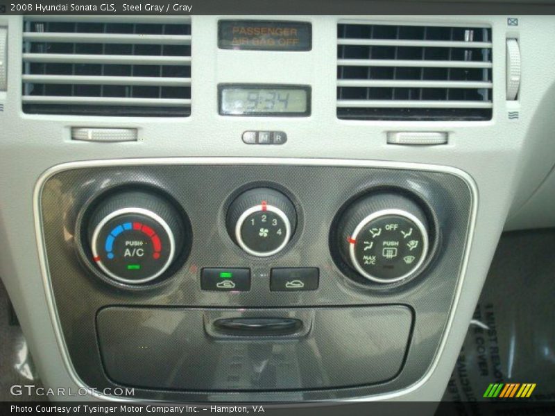Steel Gray / Gray 2008 Hyundai Sonata GLS