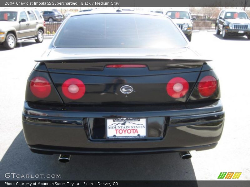 Black / Medium Gray 2004 Chevrolet Impala SS Supercharged