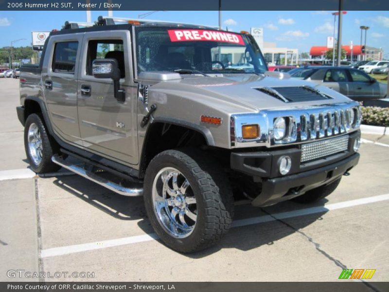 Pewter / Ebony 2006 Hummer H2 SUT
