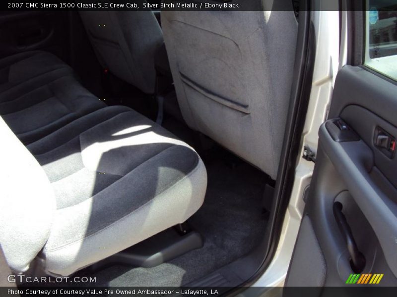 Silver Birch Metallic / Ebony Black 2007 GMC Sierra 1500 Classic SLE Crew Cab