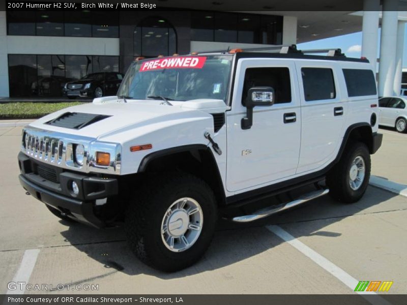 Birch White / Wheat Beige 2007 Hummer H2 SUV