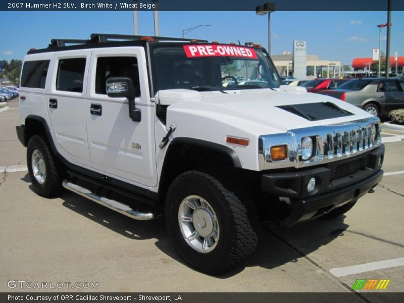 Birch White / Wheat Beige 2007 Hummer H2 SUV