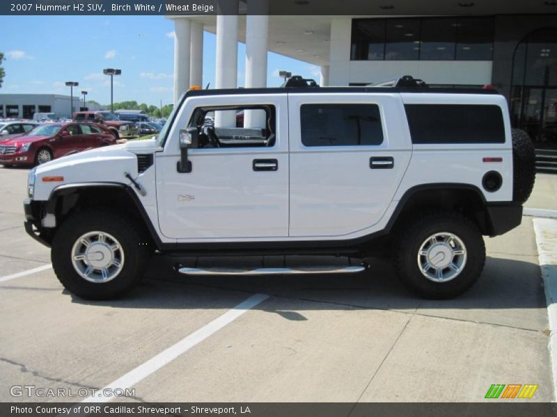 Birch White / Wheat Beige 2007 Hummer H2 SUV