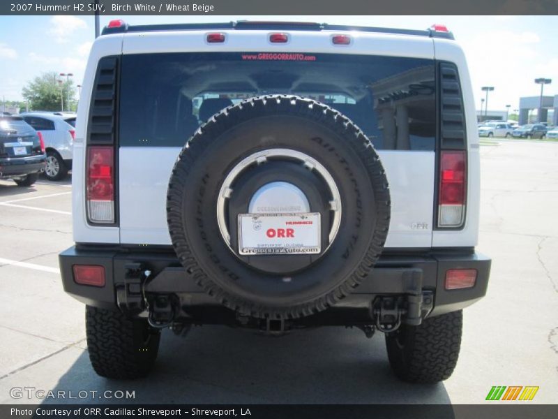 Birch White / Wheat Beige 2007 Hummer H2 SUV