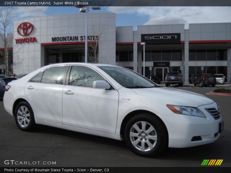 Super White / Bisque 2007 Toyota Camry Hybrid