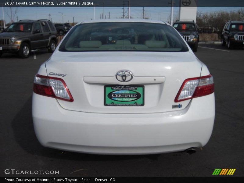Super White / Bisque 2007 Toyota Camry Hybrid