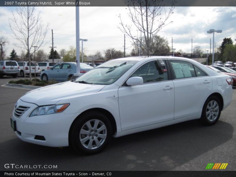 Super White / Bisque 2007 Toyota Camry Hybrid