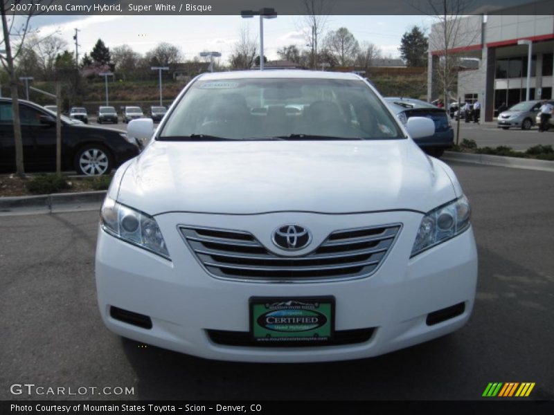 Super White / Bisque 2007 Toyota Camry Hybrid