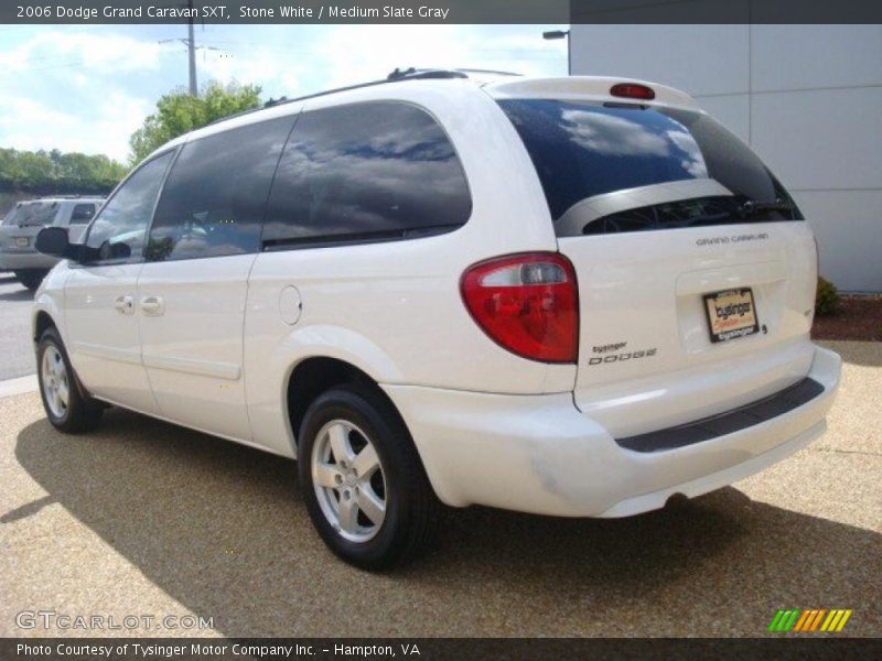 Stone White / Medium Slate Gray 2006 Dodge Grand Caravan SXT