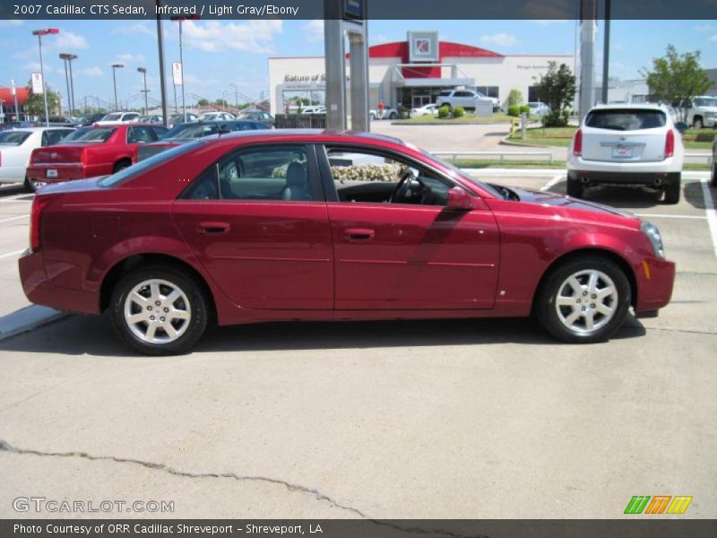 Infrared / Light Gray/Ebony 2007 Cadillac CTS Sedan