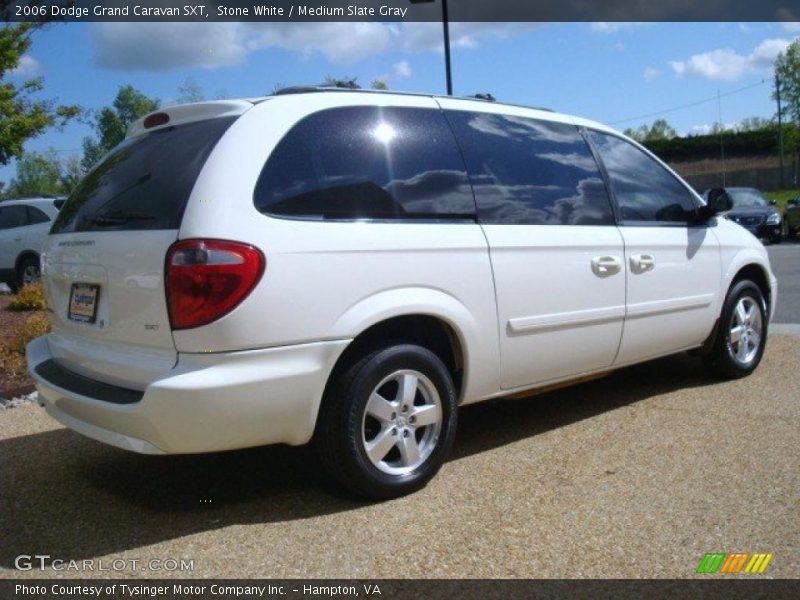 Stone White / Medium Slate Gray 2006 Dodge Grand Caravan SXT