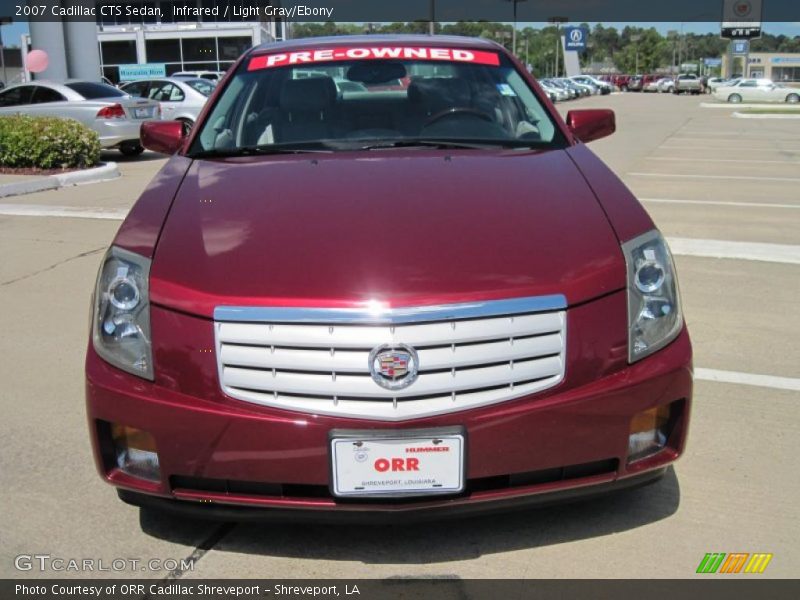 Infrared / Light Gray/Ebony 2007 Cadillac CTS Sedan