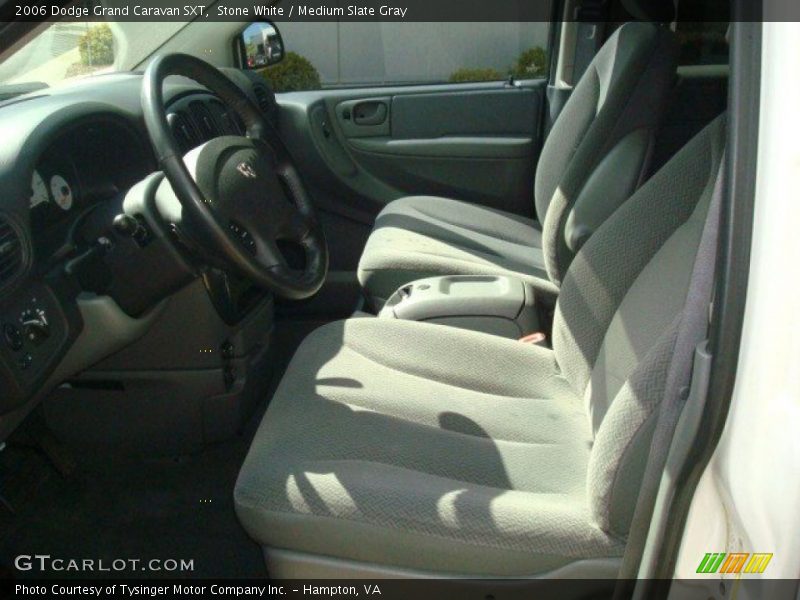 Stone White / Medium Slate Gray 2006 Dodge Grand Caravan SXT