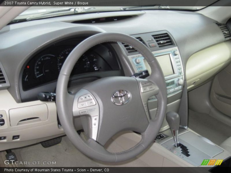 Super White / Bisque 2007 Toyota Camry Hybrid