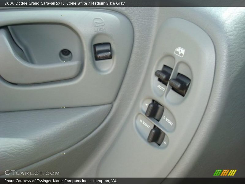 Stone White / Medium Slate Gray 2006 Dodge Grand Caravan SXT