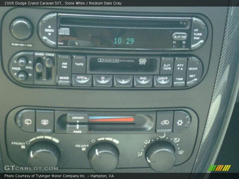 Stone White / Medium Slate Gray 2006 Dodge Grand Caravan SXT