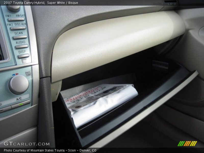 Super White / Bisque 2007 Toyota Camry Hybrid