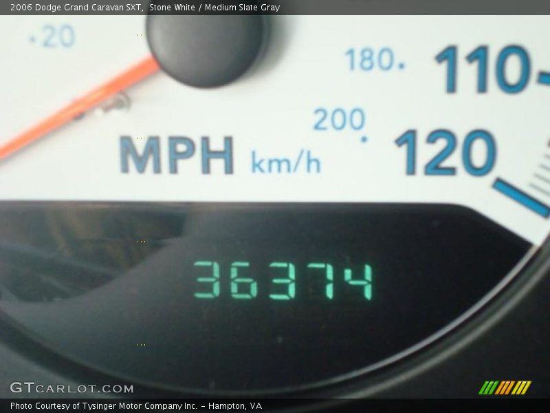 Stone White / Medium Slate Gray 2006 Dodge Grand Caravan SXT