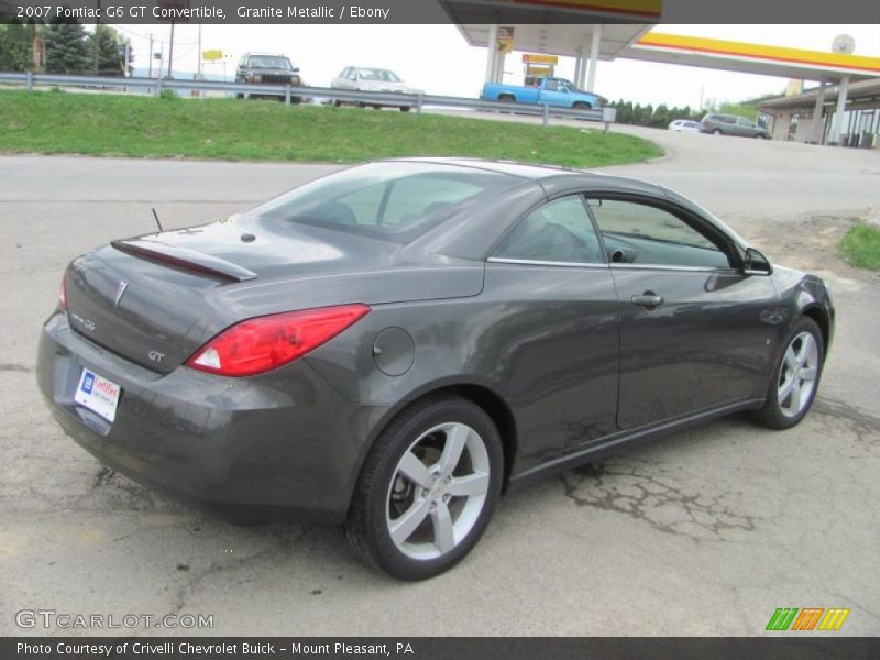 Granite Metallic / Ebony 2007 Pontiac G6 GT Convertible