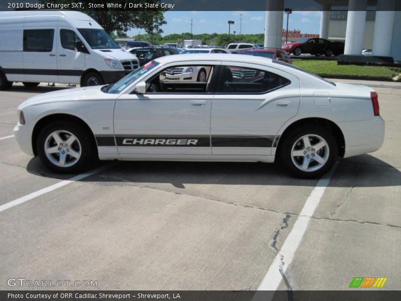 Stone White / Dark Slate Gray 2010 Dodge Charger SXT