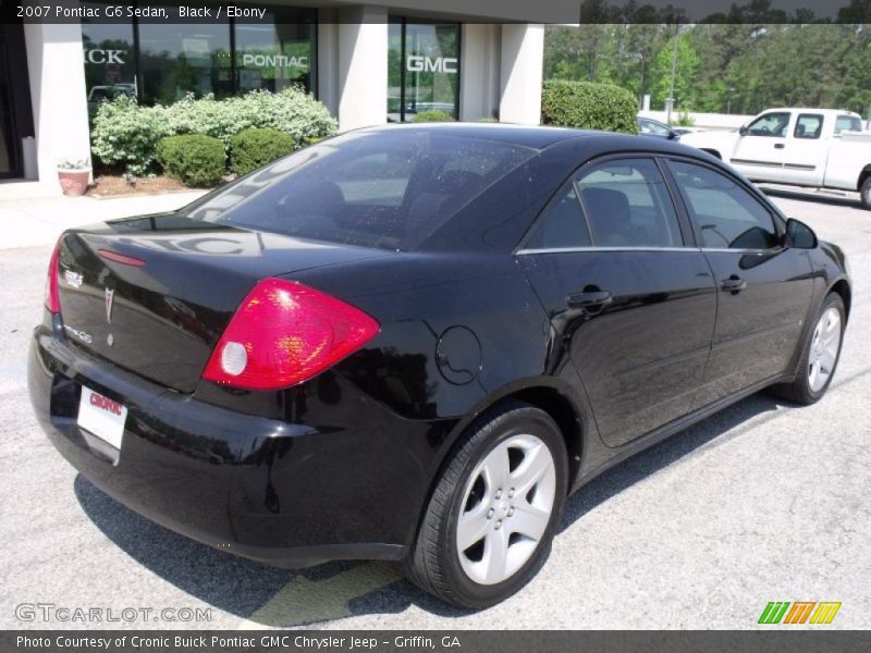 Black / Ebony 2007 Pontiac G6 Sedan