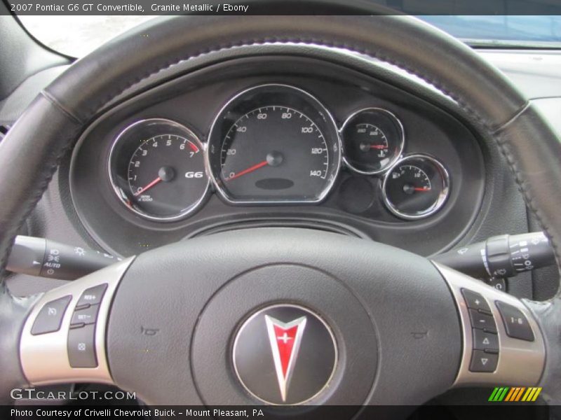 Granite Metallic / Ebony 2007 Pontiac G6 GT Convertible