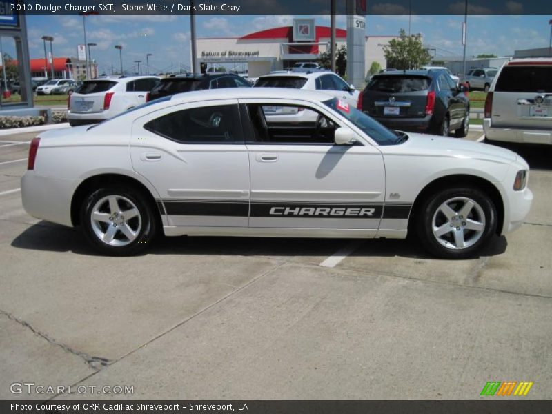 Stone White / Dark Slate Gray 2010 Dodge Charger SXT