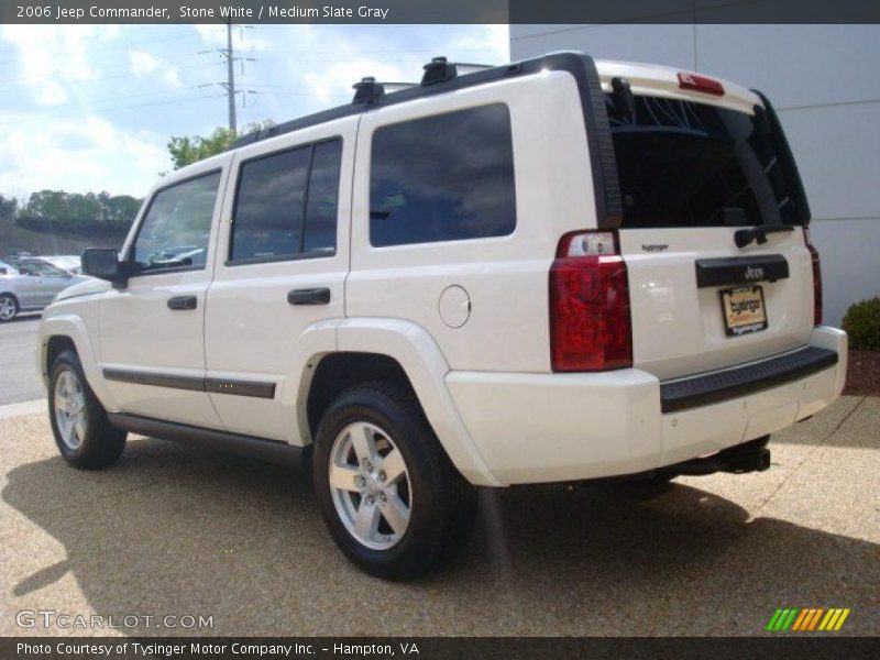 Stone White / Medium Slate Gray 2006 Jeep Commander