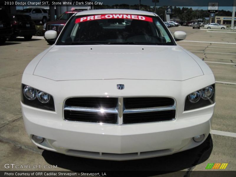 Stone White / Dark Slate Gray 2010 Dodge Charger SXT