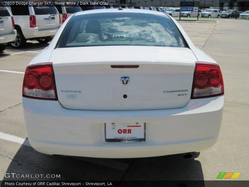 Stone White / Dark Slate Gray 2010 Dodge Charger SXT