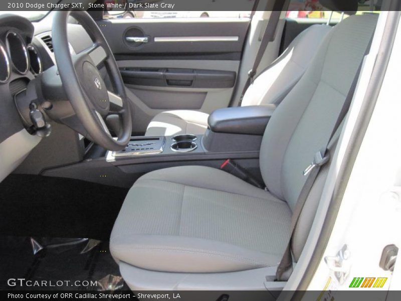 Stone White / Dark Slate Gray 2010 Dodge Charger SXT