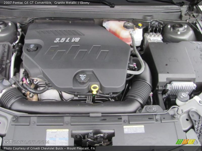 Granite Metallic / Ebony 2007 Pontiac G6 GT Convertible