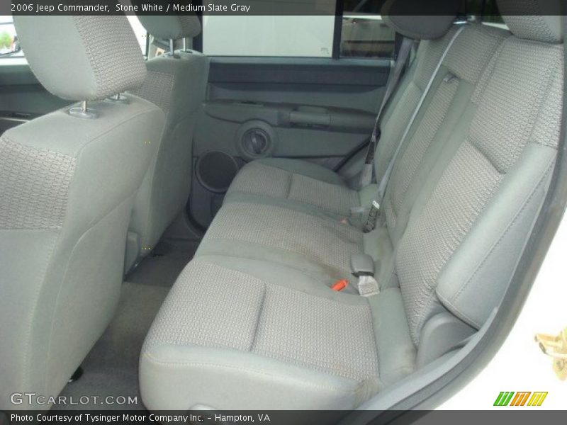 Stone White / Medium Slate Gray 2006 Jeep Commander
