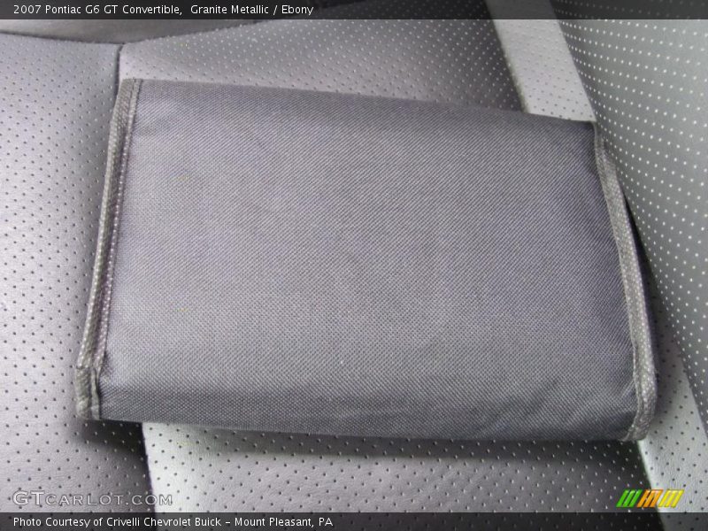 Granite Metallic / Ebony 2007 Pontiac G6 GT Convertible