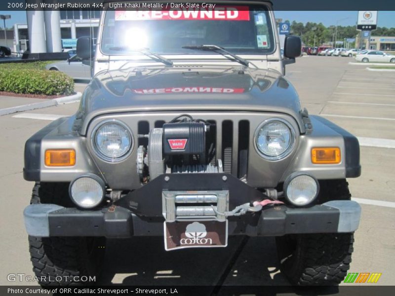 Light Khaki Metallic / Dark Slate Gray 2006 Jeep Wrangler Rubicon 4x4